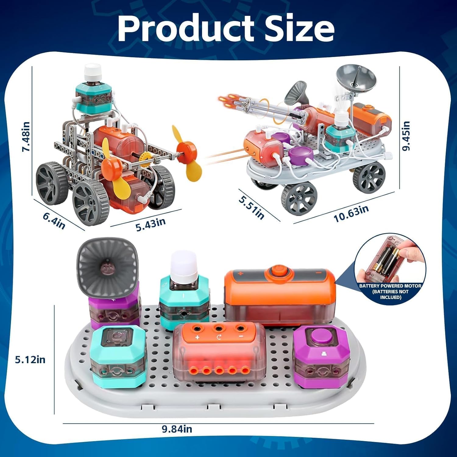 Detalle 2 de Kit STEM Elettronico 110 esperimenti 🧪
