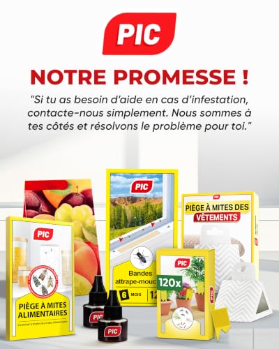 Thumbnail 8 de PIC Piège Mites Textiles – Lot de 8 pièges à phéromones non toxiques pour armoires et placards