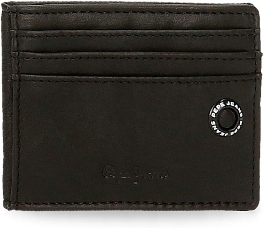 Detalle de Pepe Jeans Badge Tarjetero piel 9,5x7,5 cm