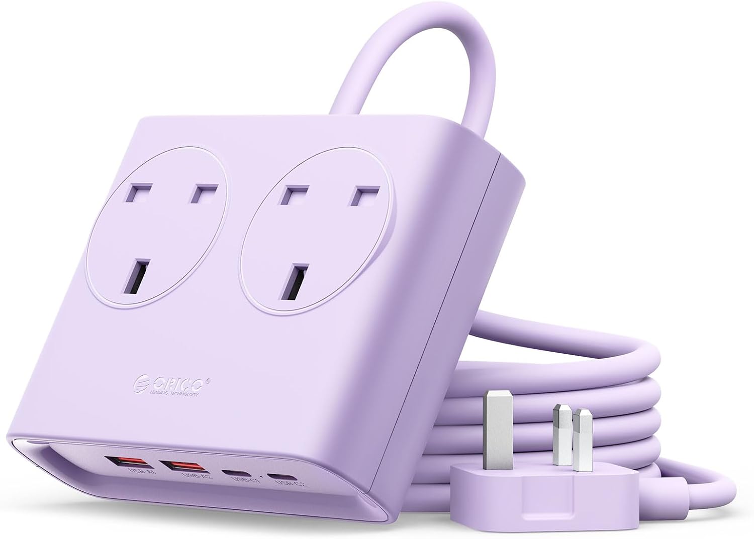 Imagen de ORICO Extension Lead with USB Slots 2 Gang en OfertitasTOP