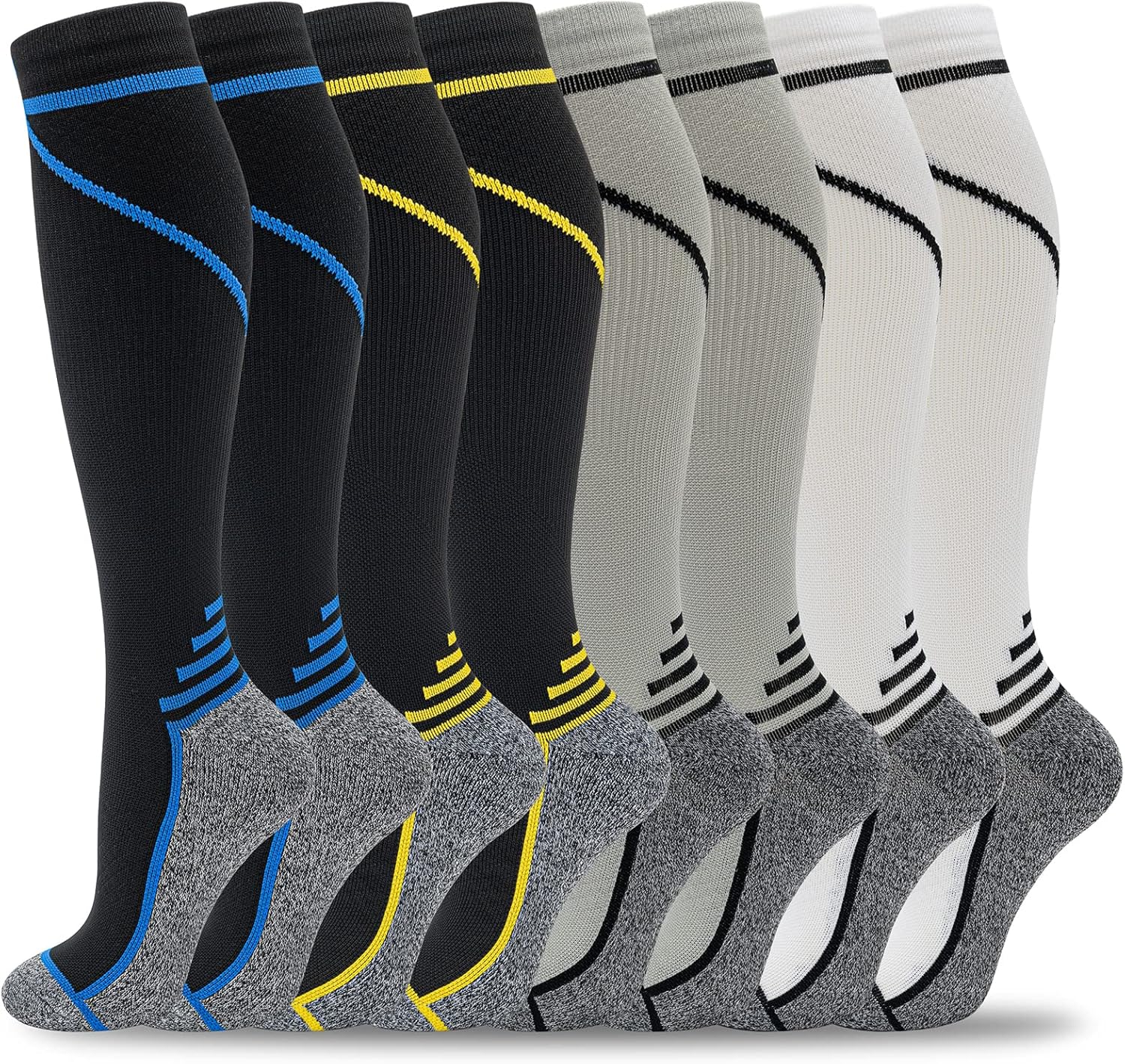 fenglaoda Compression Socks 8 Pairs