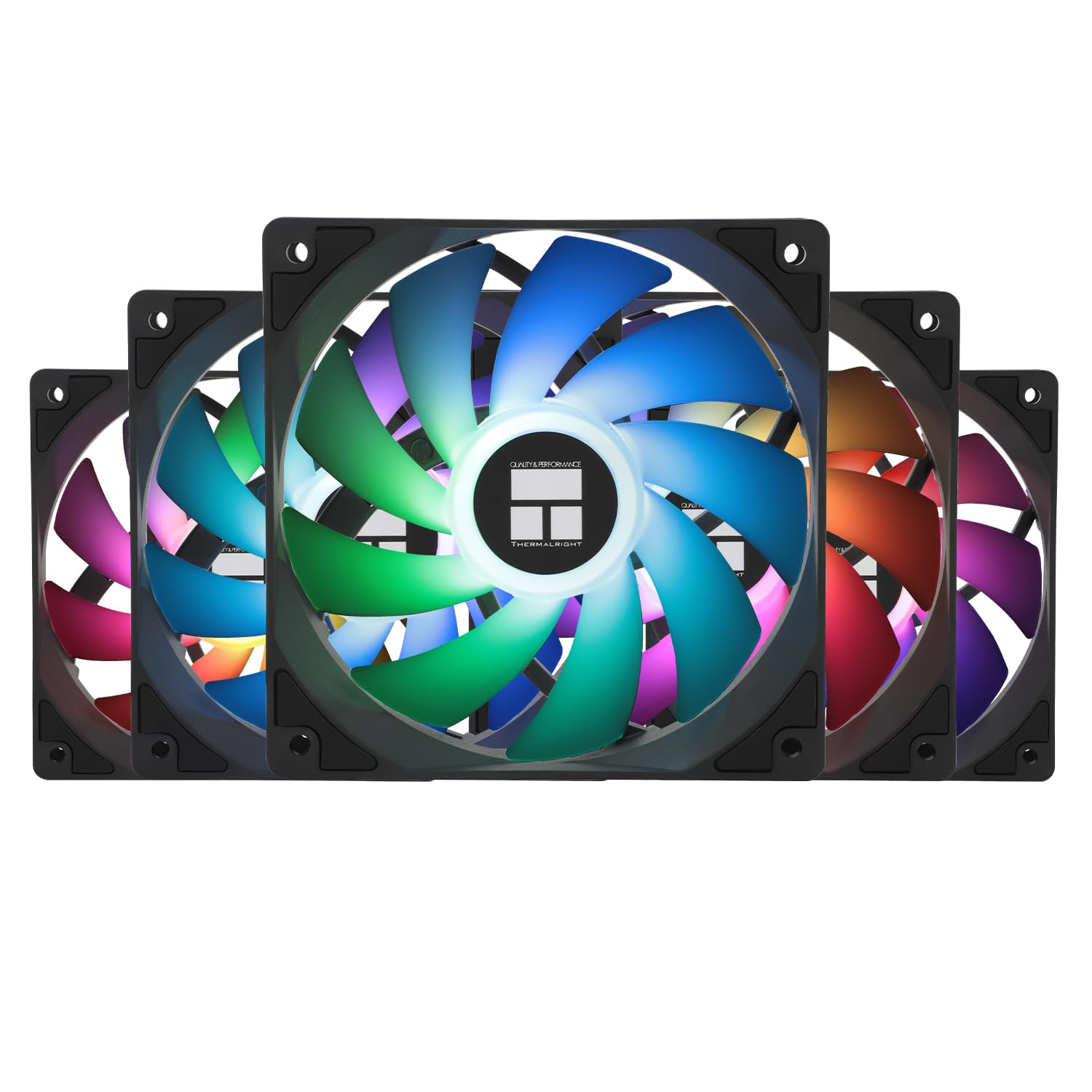Detalle de Thermalright TL-C12C-S X5 120mm ARGB PWM CPU Fan (5-Pack)