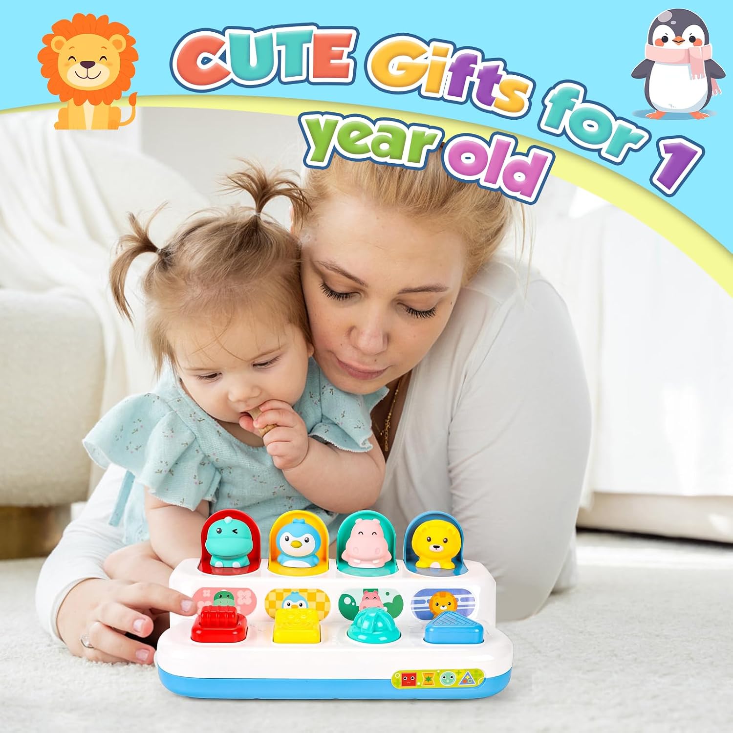 Thumbnail 5 de LZDMY Baby Pop Up Toys sensory fun