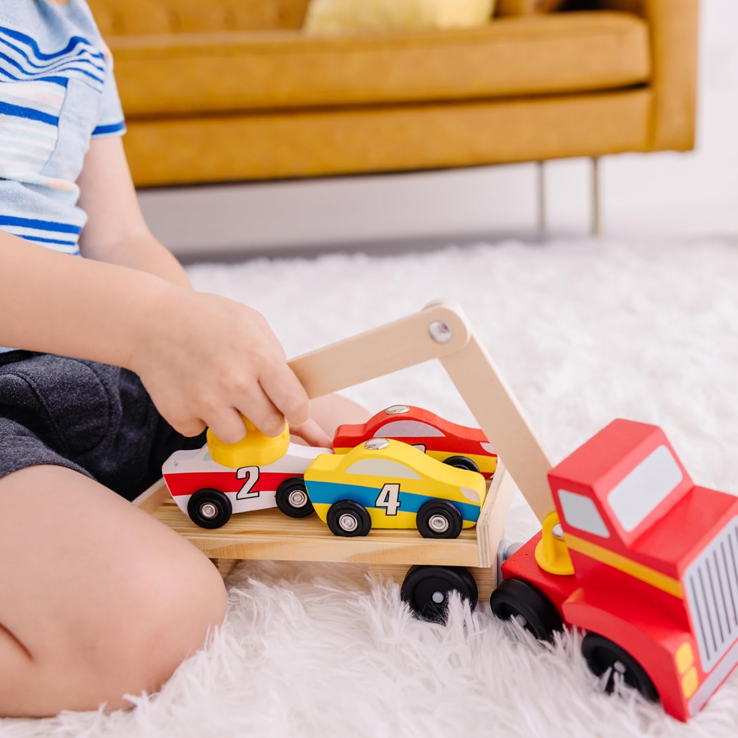 Thumbnail 4 de Melissa & Doug Magnetic Car Loader 3+