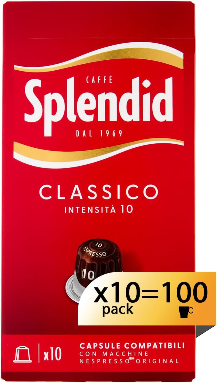 Thumbnail 6 de Splendid Caffè Espresso Barista – 100 Capsule in Alluminio, Intensità 13, compatibile Nespresso original