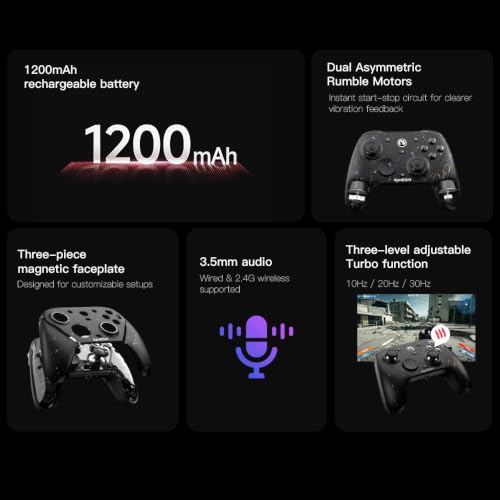 Thumbnail 7 de GameSir G7 Pro 8K: manette PC gaming sans fil ultra réactive pour le compétitif