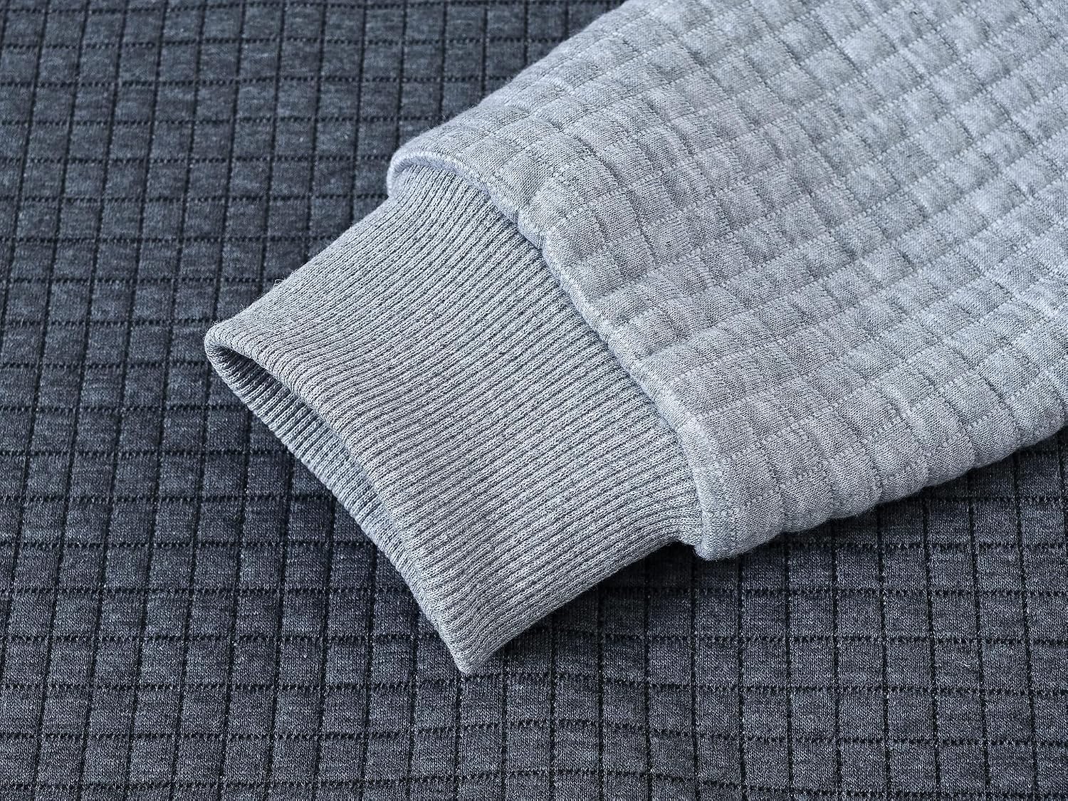 Thumbnail 6 de YuKaiChen Herren-Kapuzenpullover mit Jacquard-Muster und Kordelzug