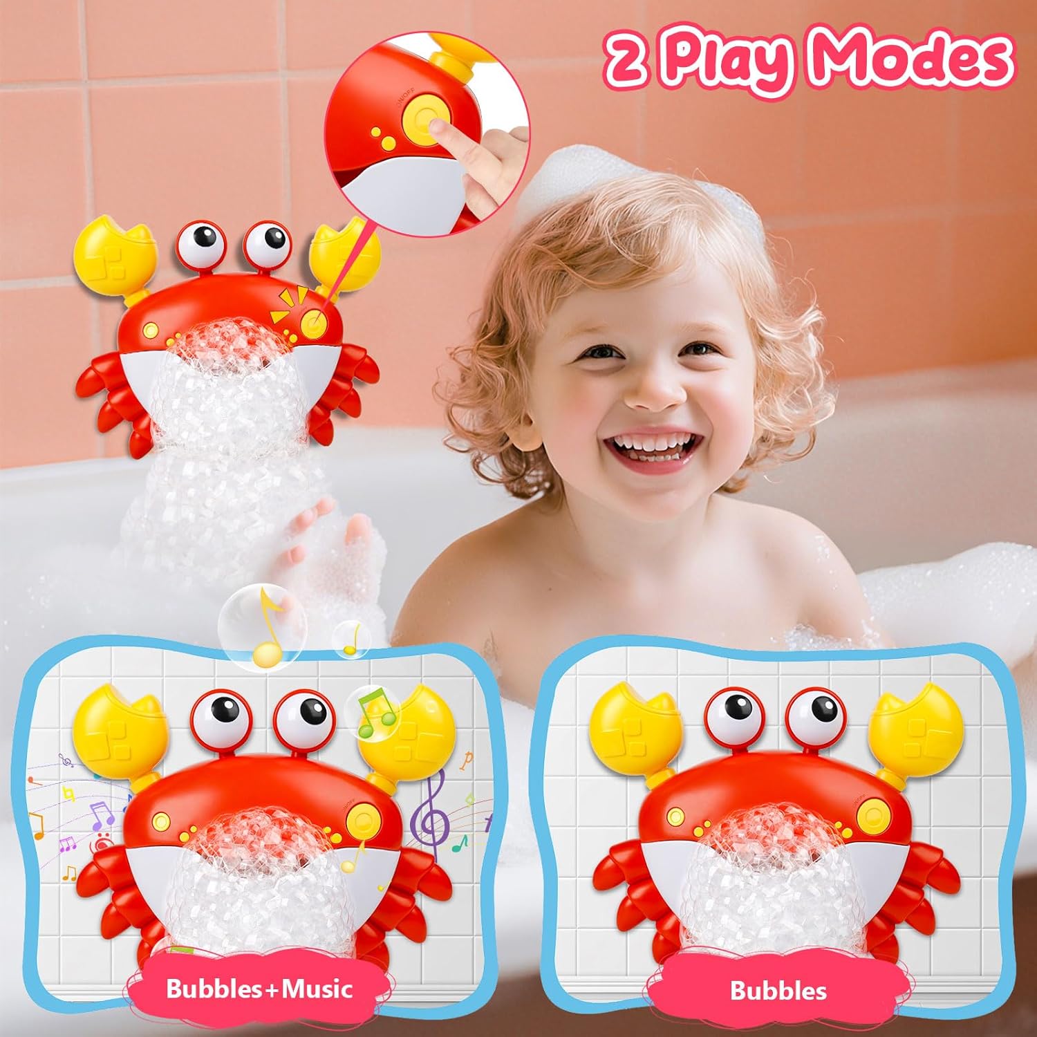 Thumbnail 3 de JoiTale Baby Bath Toys rechargeable bubble crab
