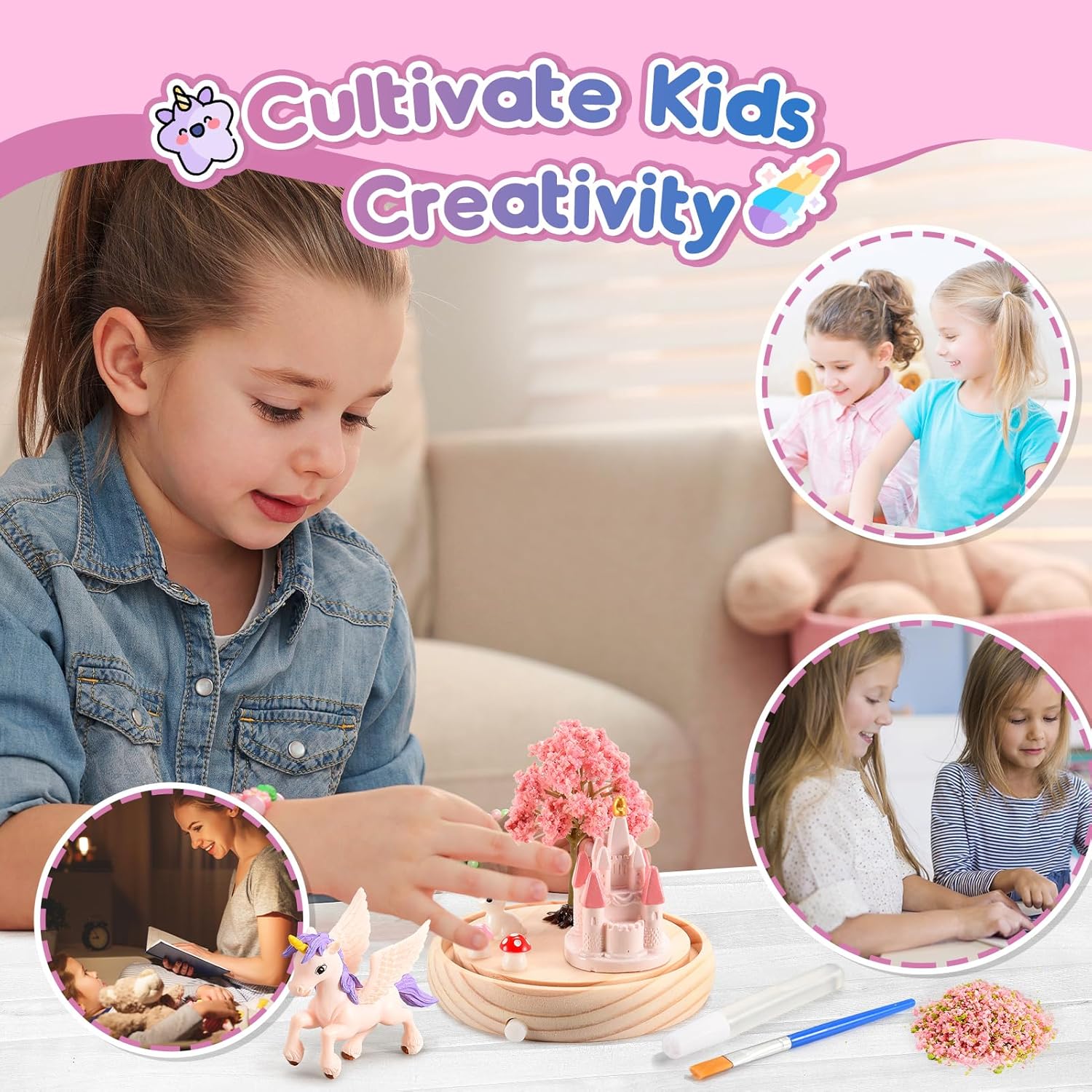 Thumbnail 1 de HappyGoLucky Unicorn Craft Kit for Ages 3-10