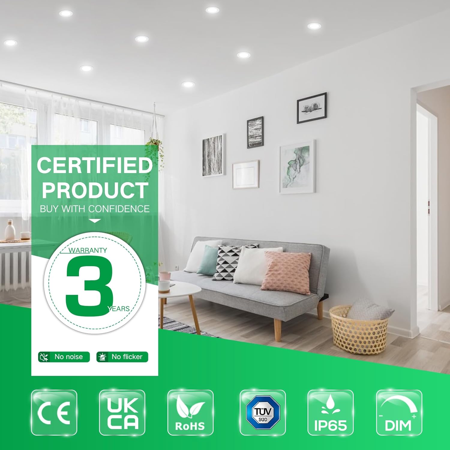 Thumbnail 5 de ALUSSO Downlight LED regulable 7W IP65