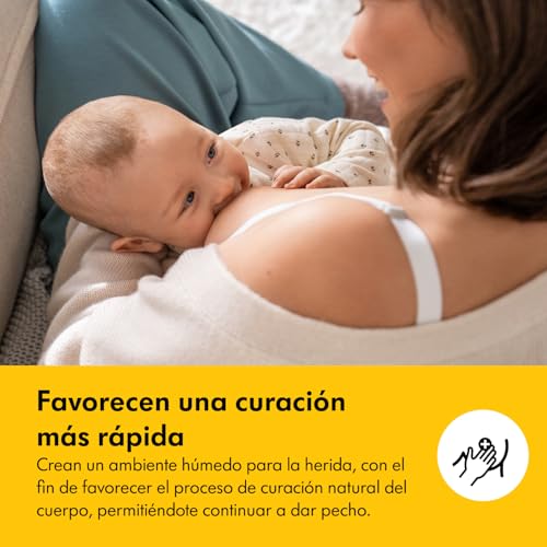 Detalle de Medela parches de hidrogel: alivio refrescante para pezones durante lactancia