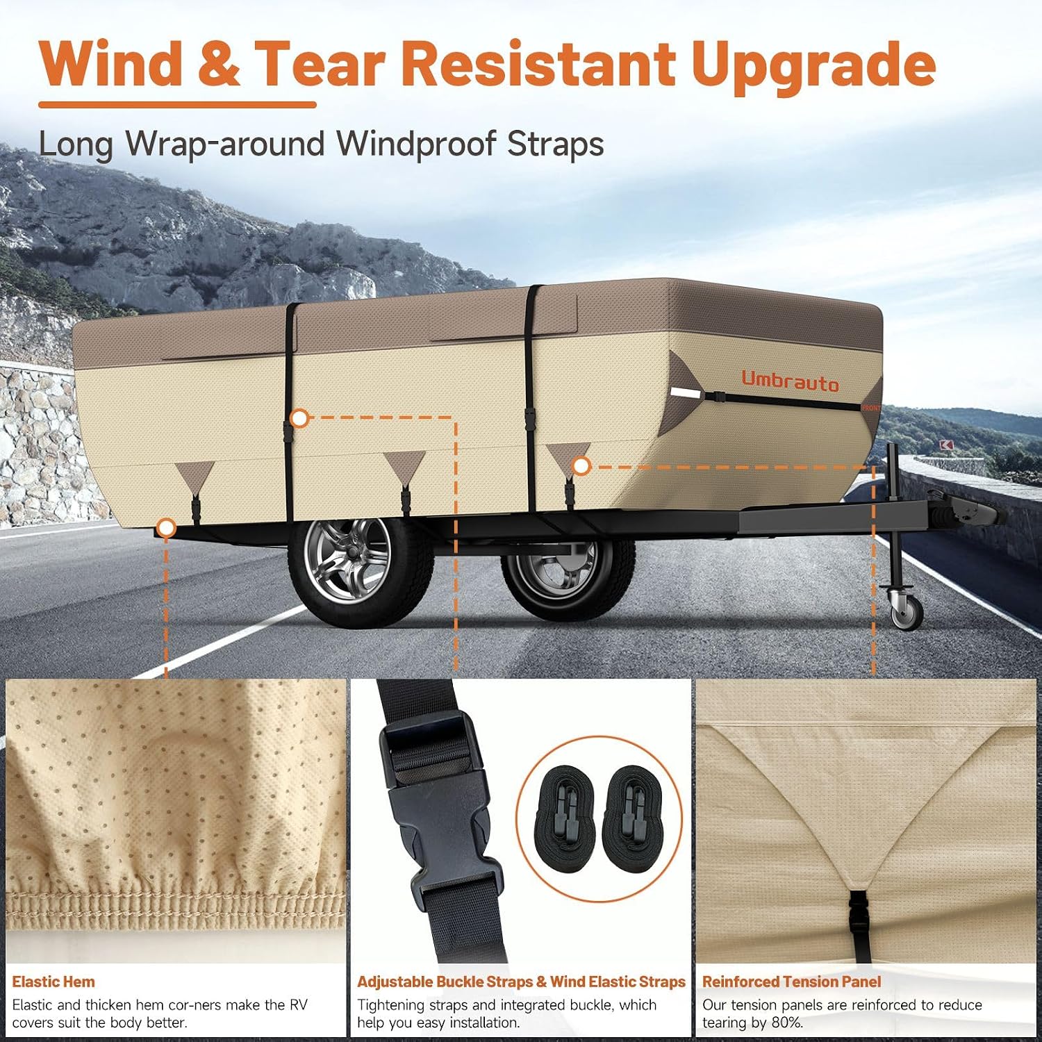 Thumbnail 2 de Umbrauto Pop Up Camper Cover 10'–12' 🏕