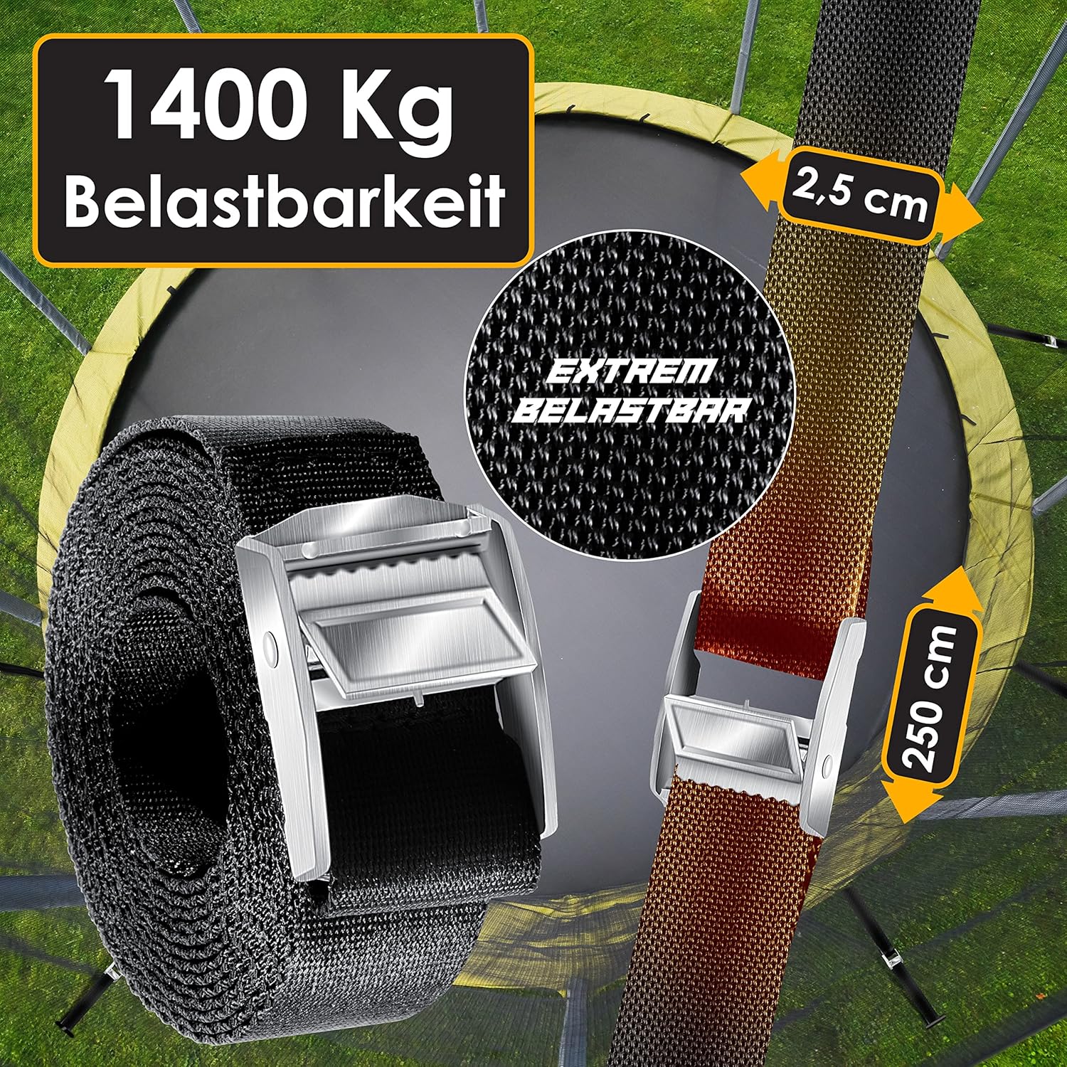 Thumbnail 5 de KESSER® Anclajes de suelo inox 4 piezas para jardín 🛠