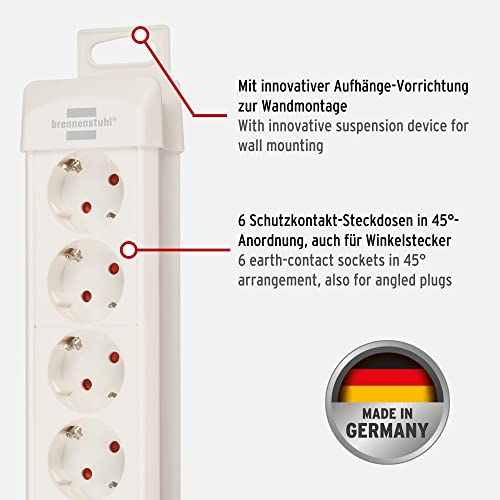 Thumbnail 1 de Brennenstuhl Premium-Line regleta 6 tomas, 3 m 🔌
