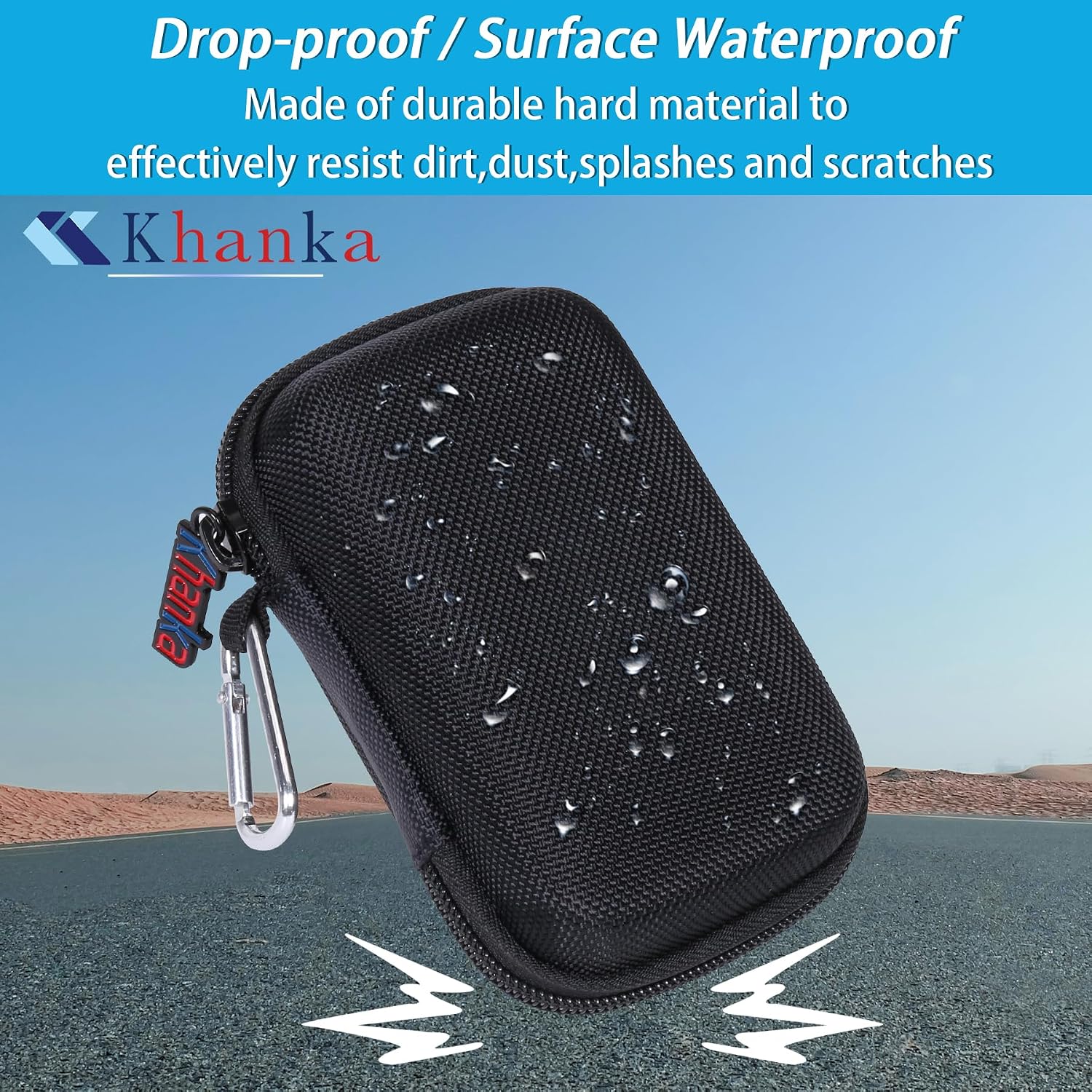 Thumbnail 6 de Khanka Hard Carrying Case for Anker MagGo 10,000mAh