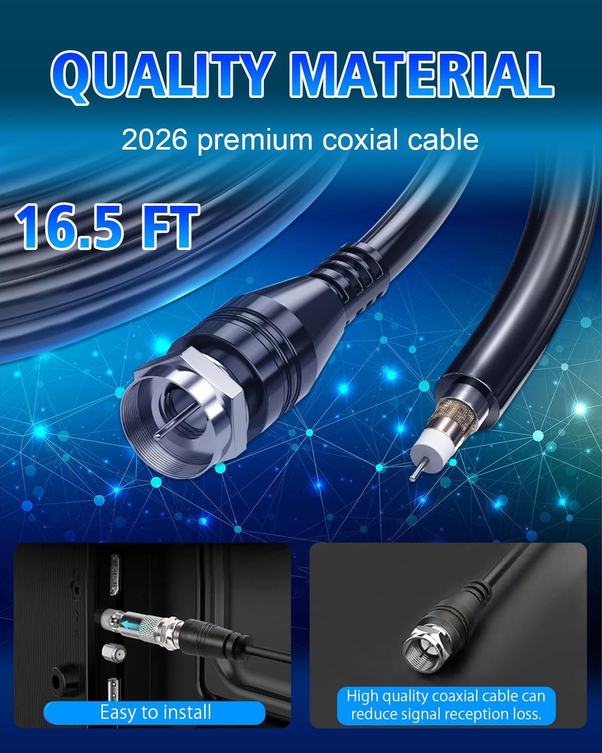 Detalle de Indoor TV Aerial for Freeview & Freeview HD with 360° Reception