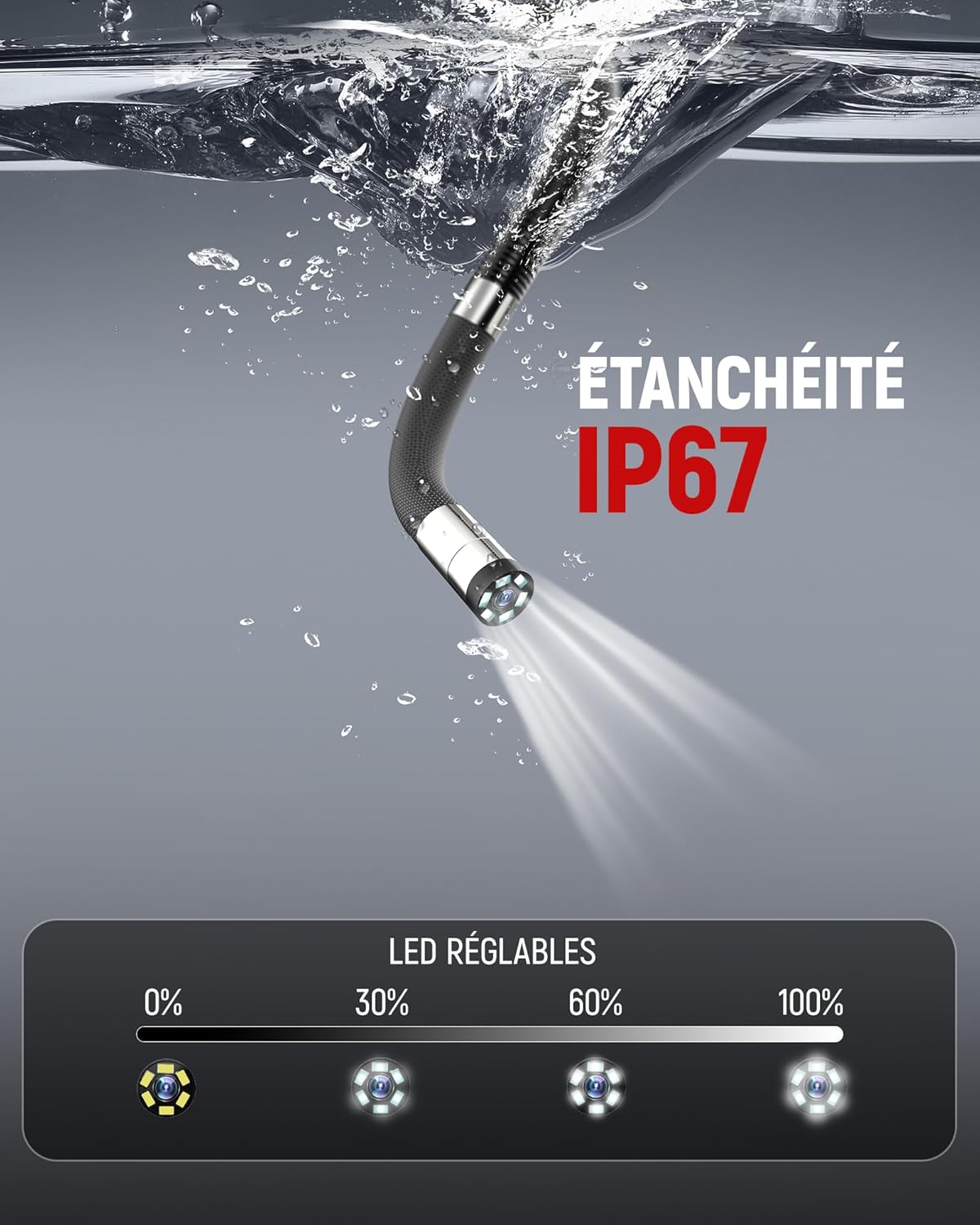 Thumbnail 6 de KAIWEETS Endoskopkamera 6,5 mm 📷