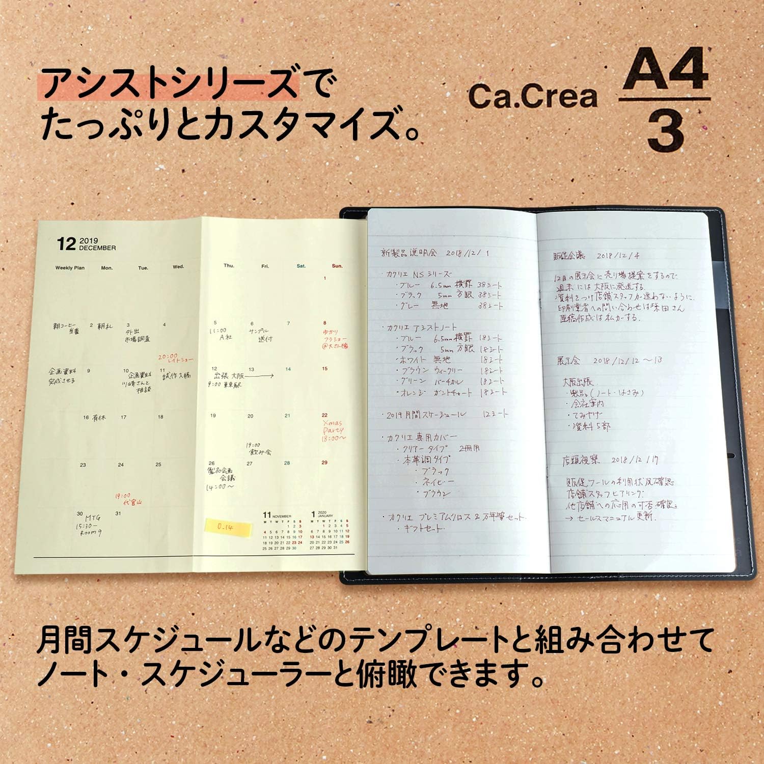 Detalle de PLUS NO-681DA カ.クリエ アシストノート 横罫6.5mm 5冊セット