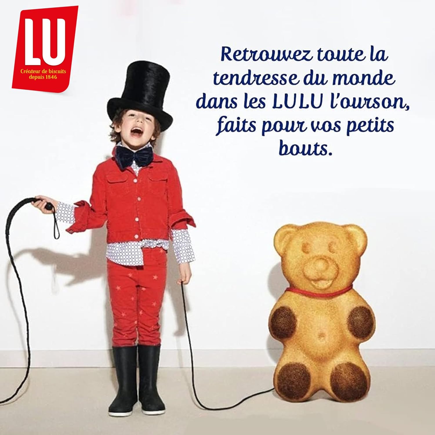 Thumbnail 4 de LU LULU L'Ourson Chocolat – Gâteau moelleux au lait, sachets individuels 30 g (48x)