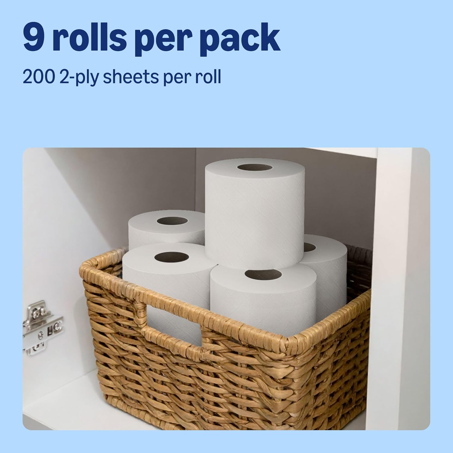 Thumbnail 2 de By Amazon Soft Toilet Tissue (2-Ply) – 45 Rolls (5 x 9), 200 Sheets per Roll, FSC Certified, Made in the UK