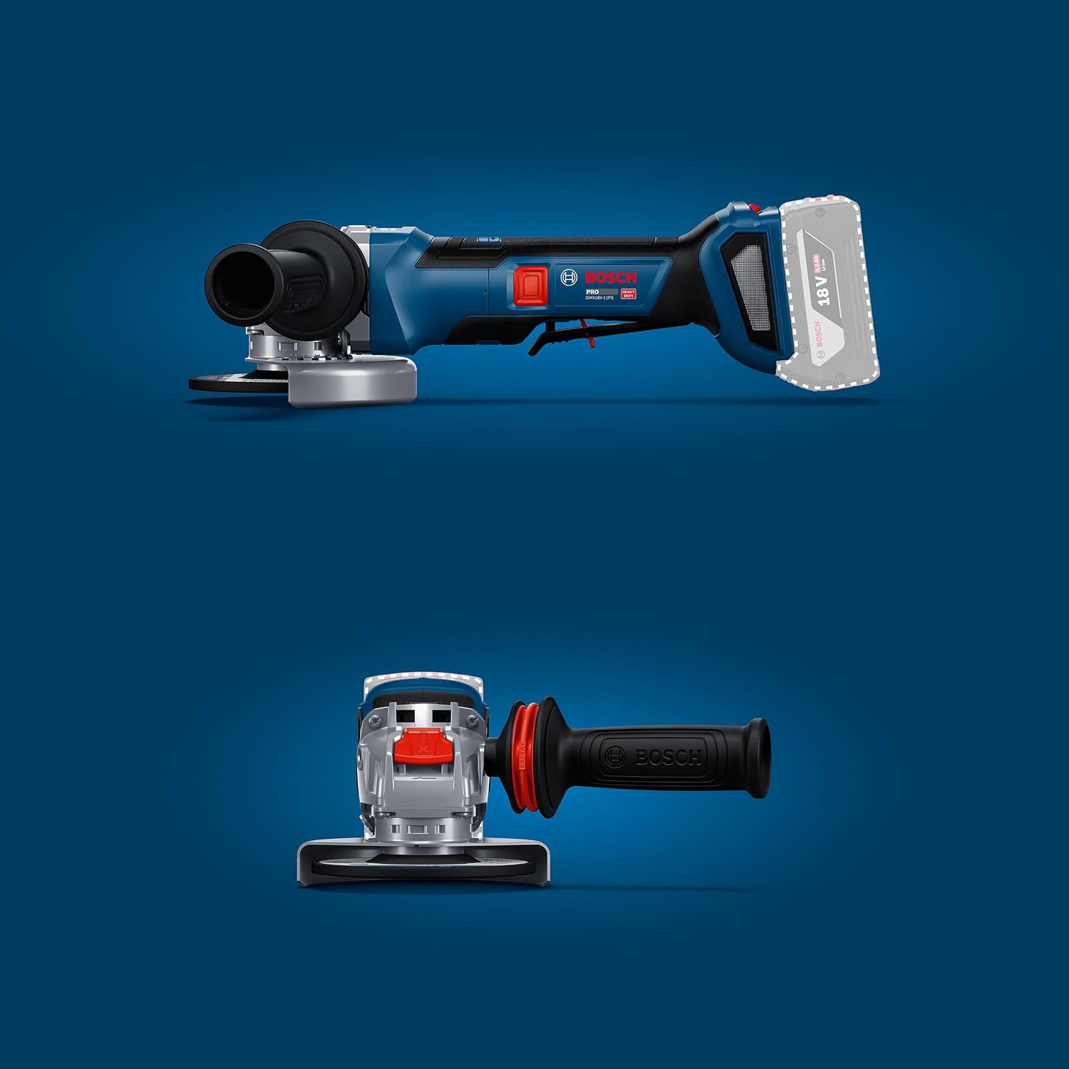 Detalle 2 de Bosch PRO 18V System Smerigliatrice angolare a batteria GWX18V-11PS (incl. L-BOXX)