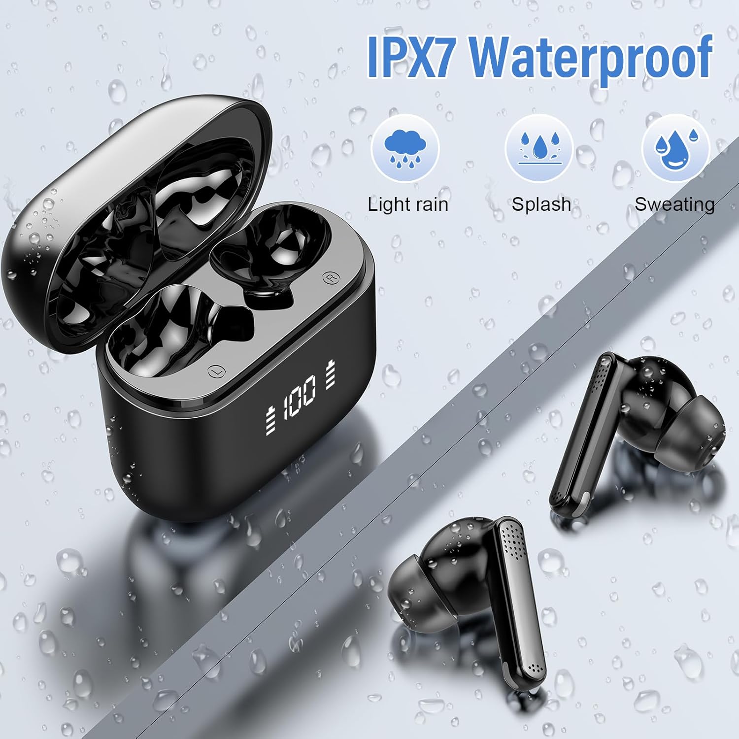 Thumbnail 6 de KI Übersetzer Kopfhörer mit Audio- und Videoanrufen – 3-in-1 Bluetooth 5.4, 165 Sprachen, 48 Std Laufzeit