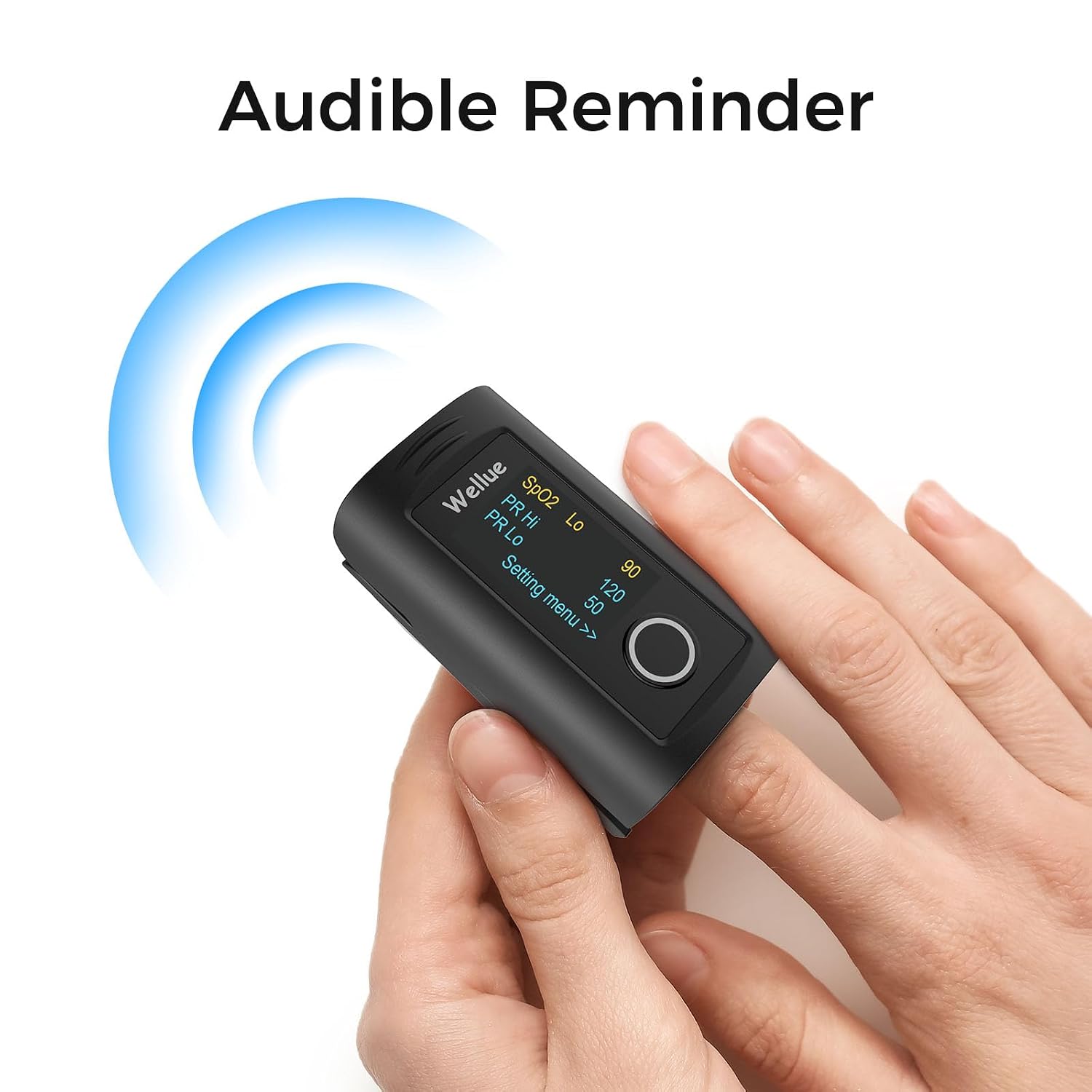 Detalle de Wellue Fingertip Pulse Oximeter