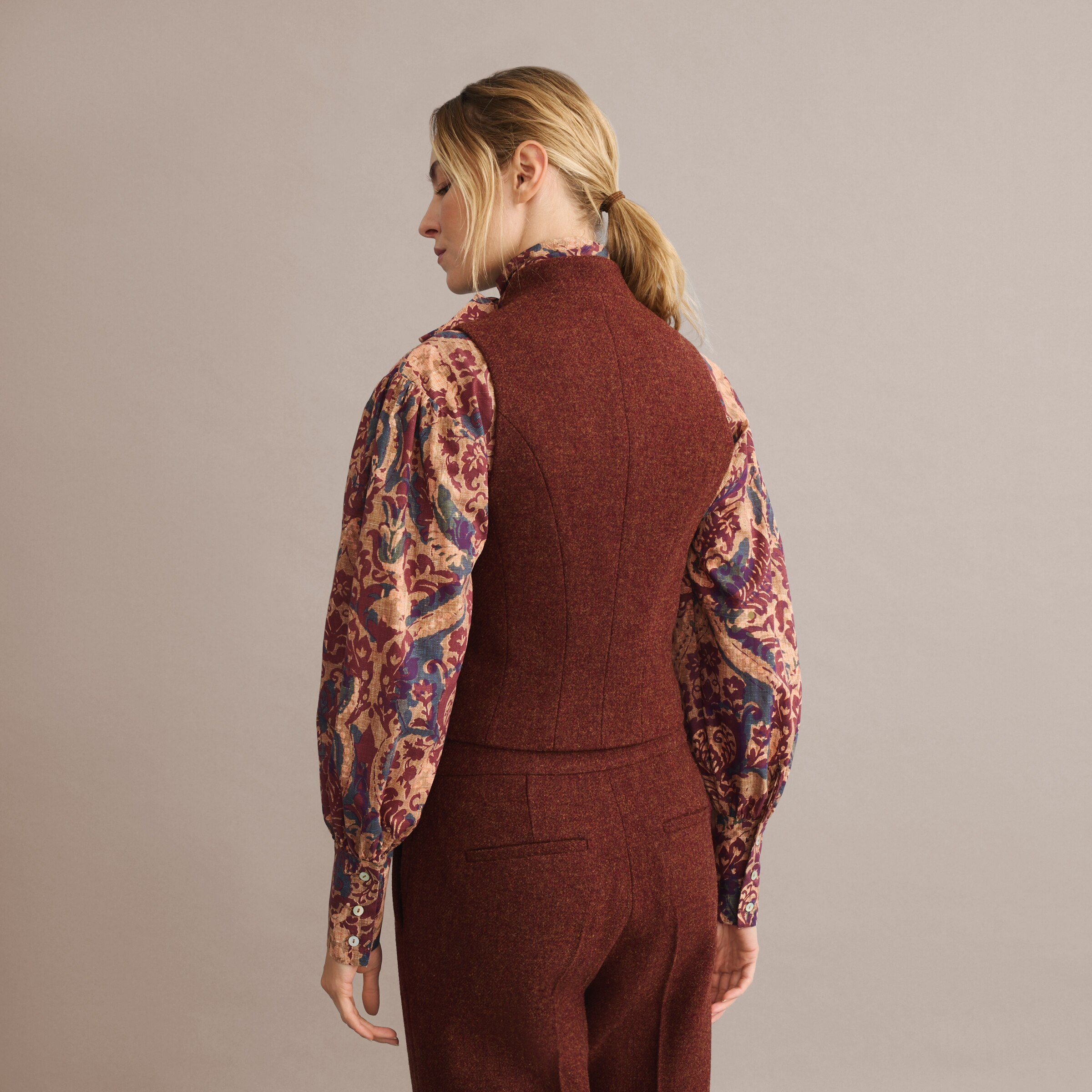 Thumbnail 4 de Verhunt Chaleco corto tweed básico 🧥