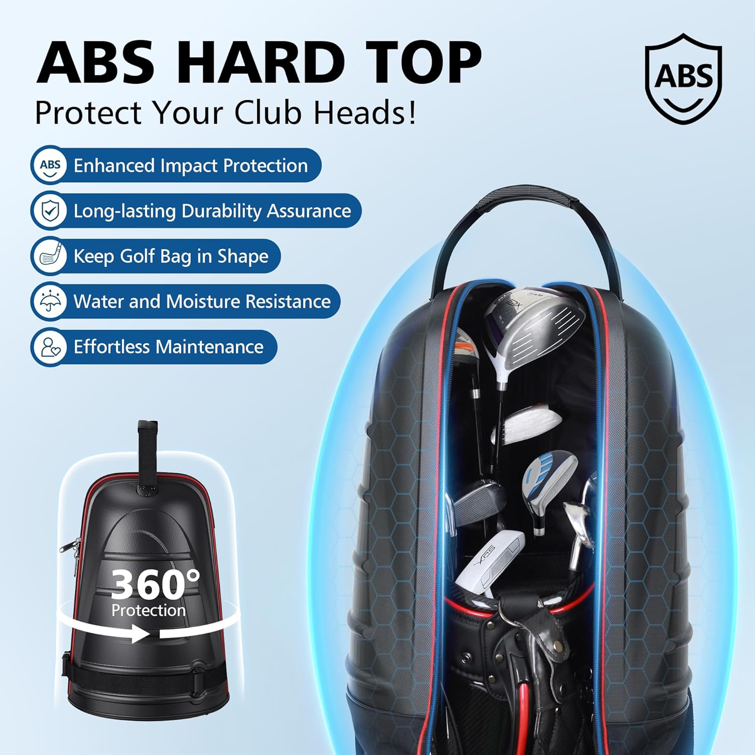 Detalle 2 de Golf Travel Bag with Wheels 52