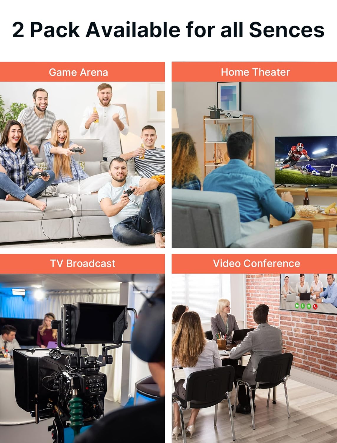 Thumbnail 6 de Câble HDMI 2.1 JSAUX Ultra High Speed 8K (lot de 2) 5 m — 48 Gbps, eARC, HDR10, compatible PS5 / Xbox