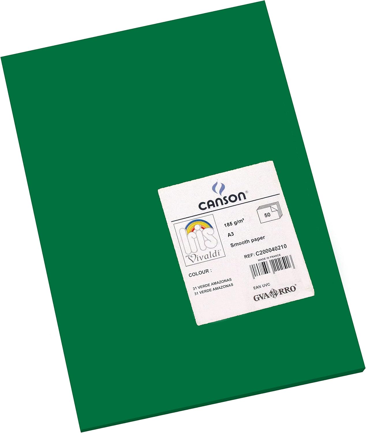 Thumbnail 4 de Canson Iris Vivaldi – 50 feuilles de papier couleur A3 185 g/m², crème