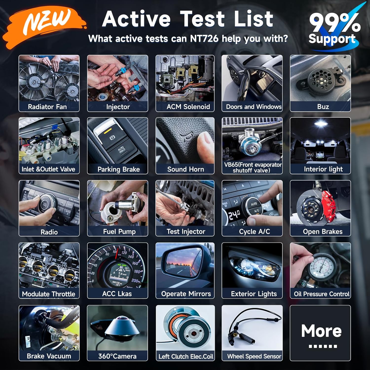 Thumbnail 5 de FOXWELL NT726 OBD2 Scanner 12 Resets