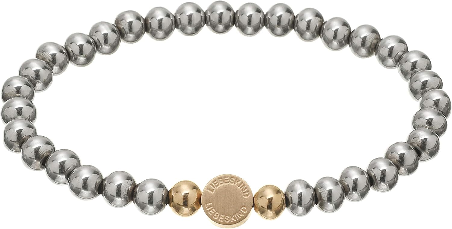 Thumbnail 6 de LIEBESKIND BERLIN Beads Armband – filigraner Edelstahlschmuck mit 4 mm Kugeln in Silber/Gold/Roségold/Schwarz