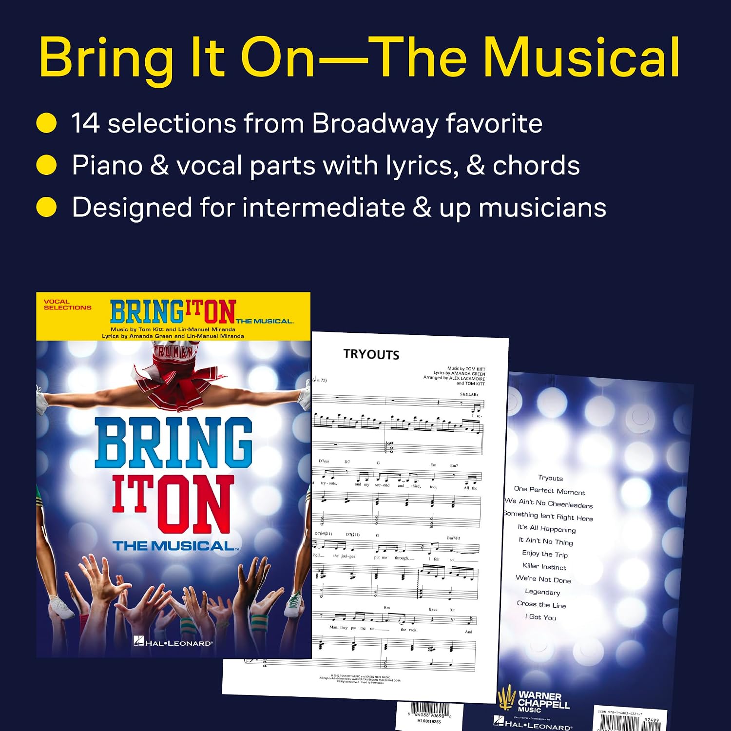 Detalle de Bring It On - The Musical: Vocal Selections Paperback Songbook