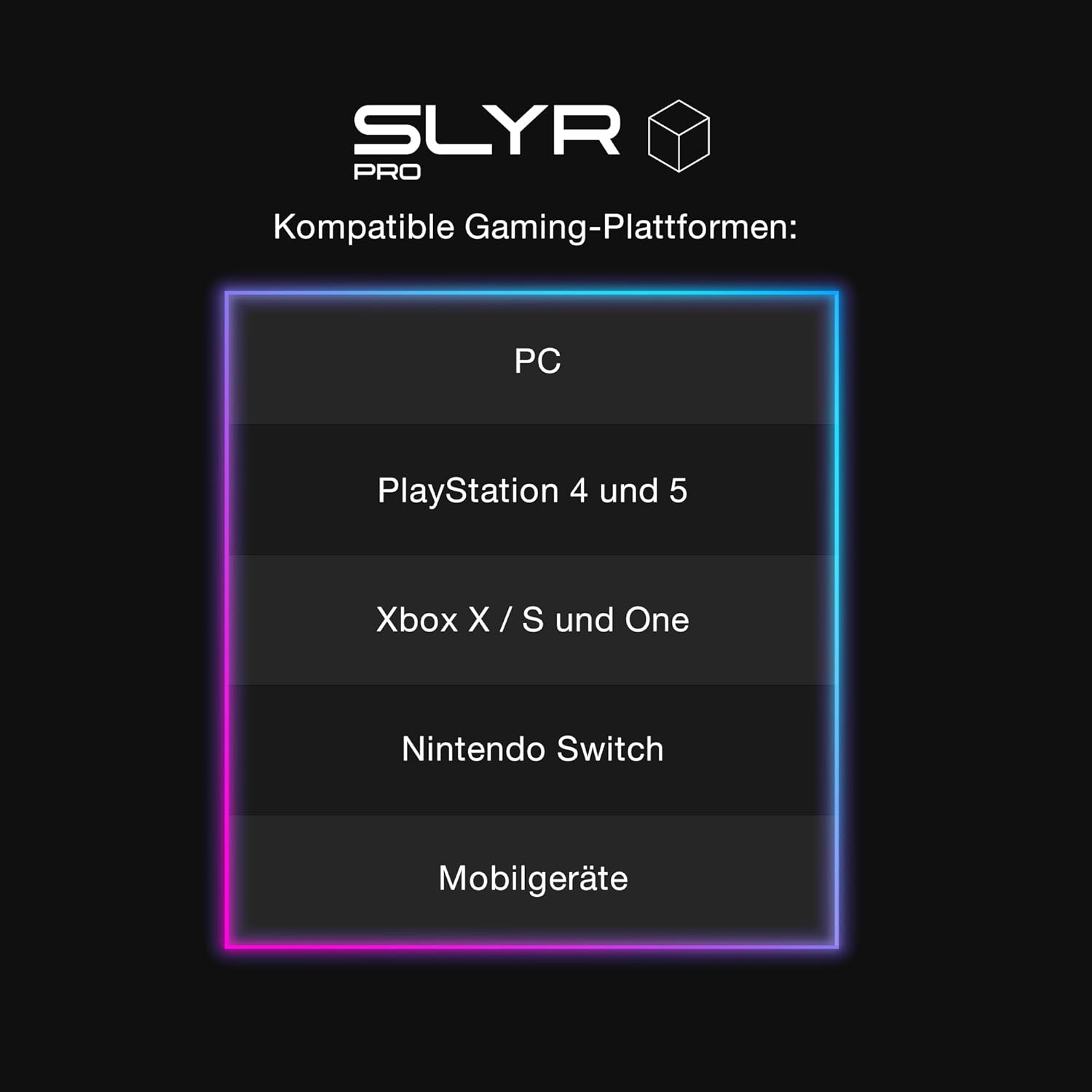 Thumbnail 6 de Skullcandy SLYR Pro kabelgebundenes Gaming-Headset (Multi-Platform) mit KI-Mikro – Schwarz