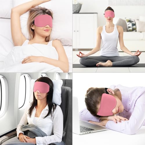 Thumbnail 8 de Gritin 100% Blackout Sleep Mask with Zero Eye Pressure – Breathable, Adjustable, Includes Earplugs
