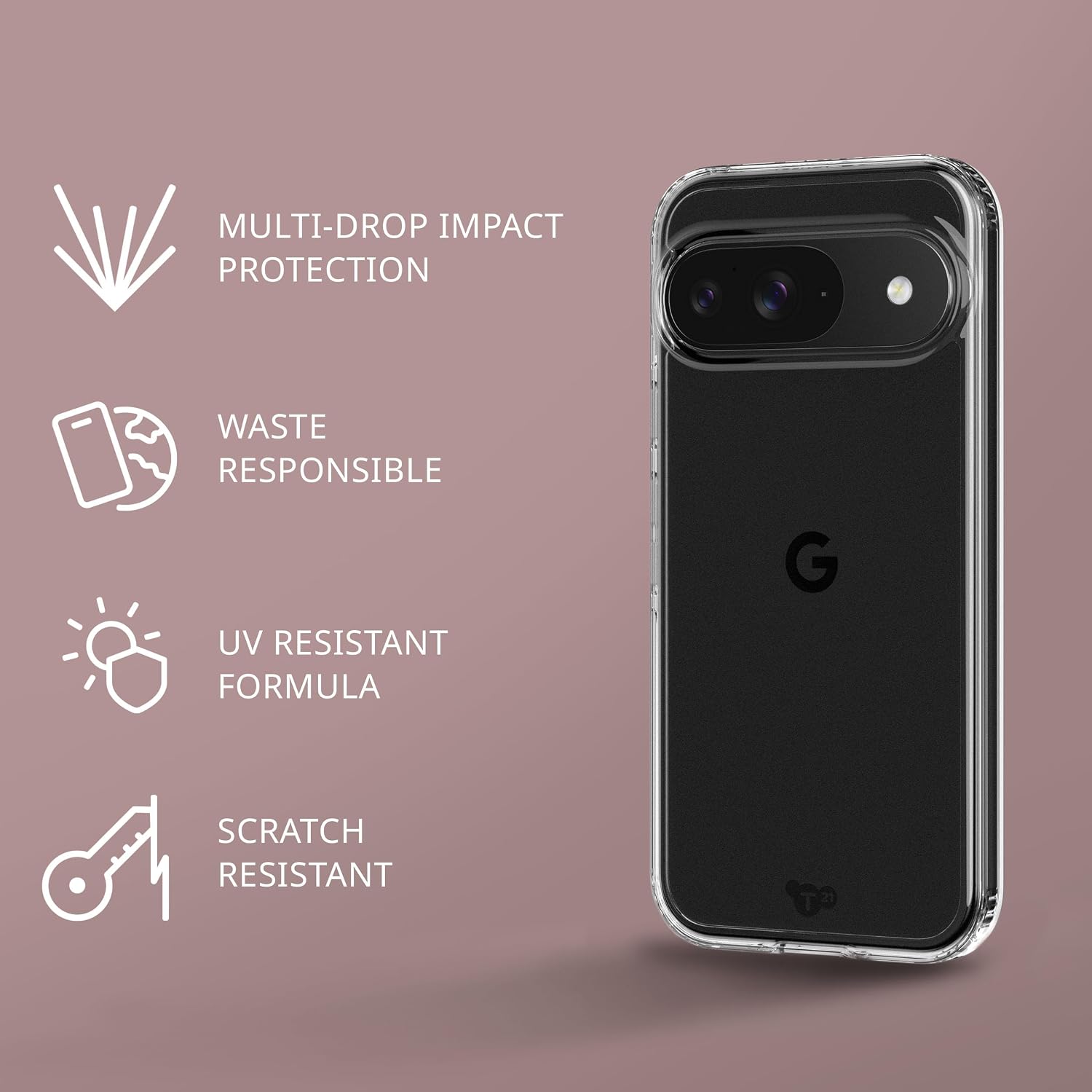 Detalle 2 de Tech21 EvoClear Clear Case 12ft