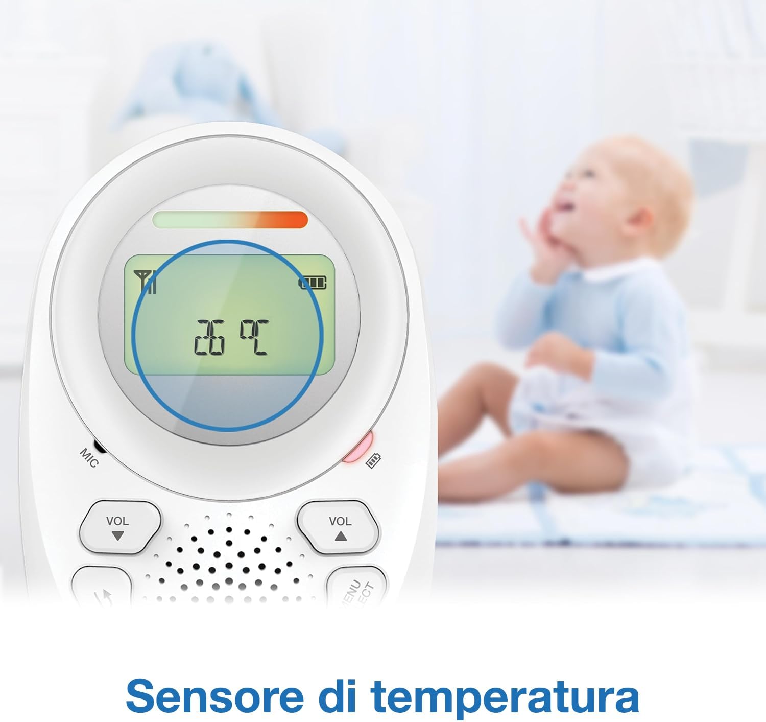 Detalle 2 de VTech BM1211 monitor audio per bambini con volume 5 livelli