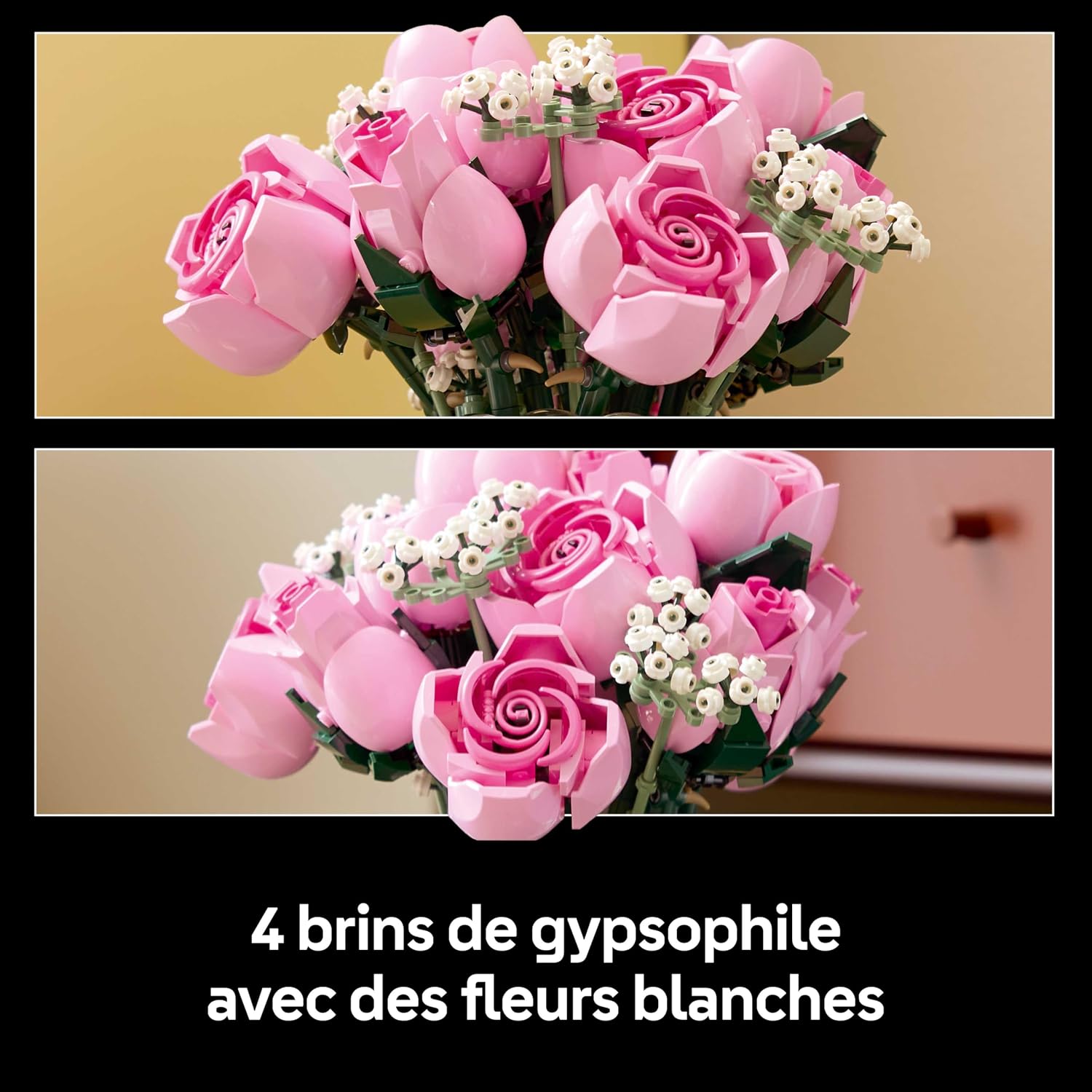 Thumbnail 4 de LEGO Botanicals Bouquet de Roses 10374 – Kit de construction pour adulte