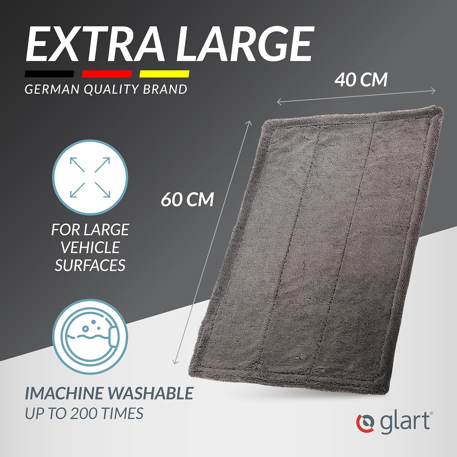 Thumbnail 4 de Glart Twist Car Drying Cloth XXL – Premium 60x40cm Microfiber Towel