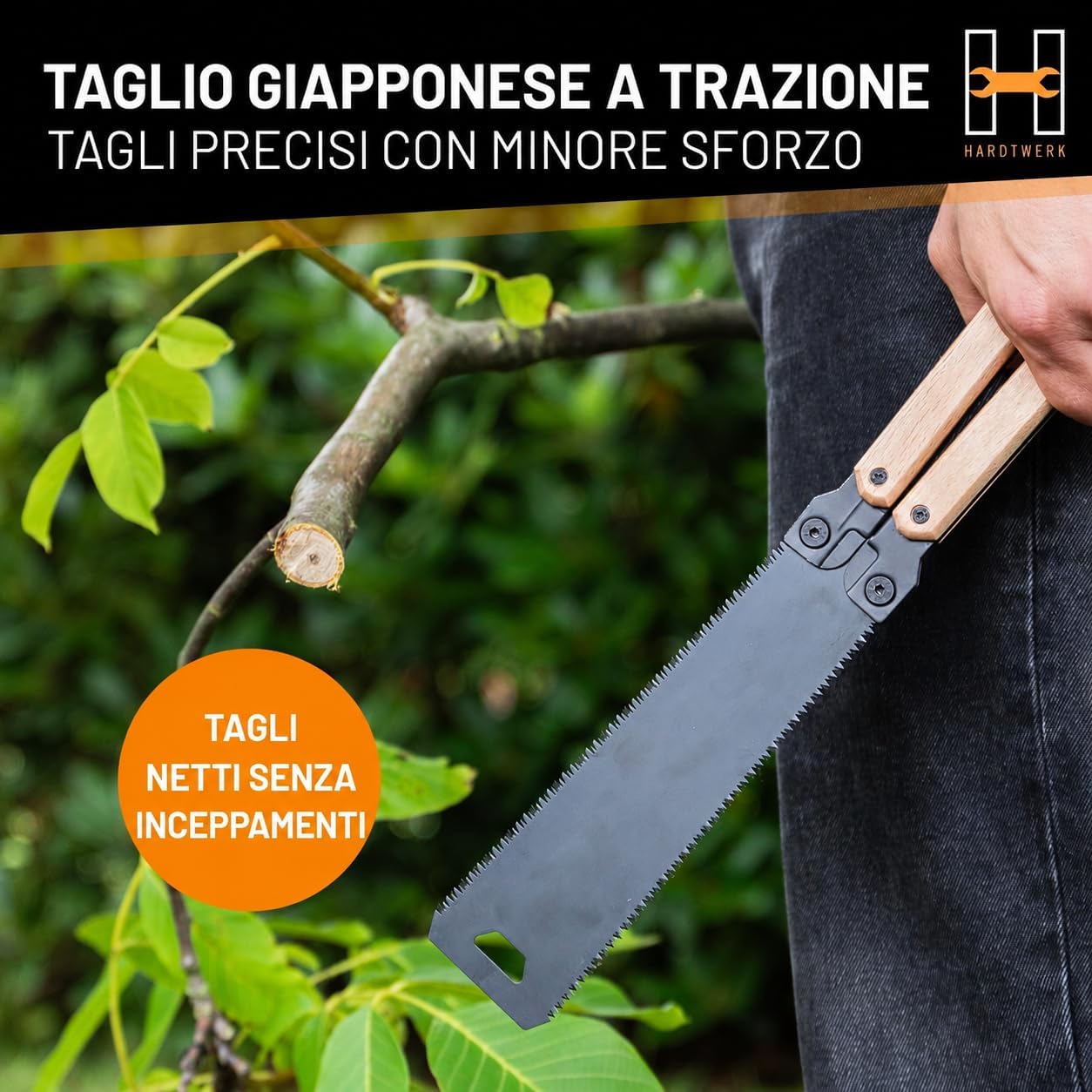 Thumbnail 1 de HARDTWERK Sega giapponese Congo – pieghevole a due lati con lama SK5