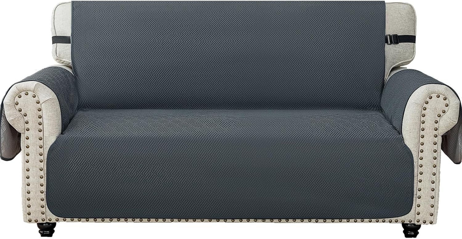 Detalle de Ystyle Copridivano 3 Posto Con Braccioli Grigio Scuro