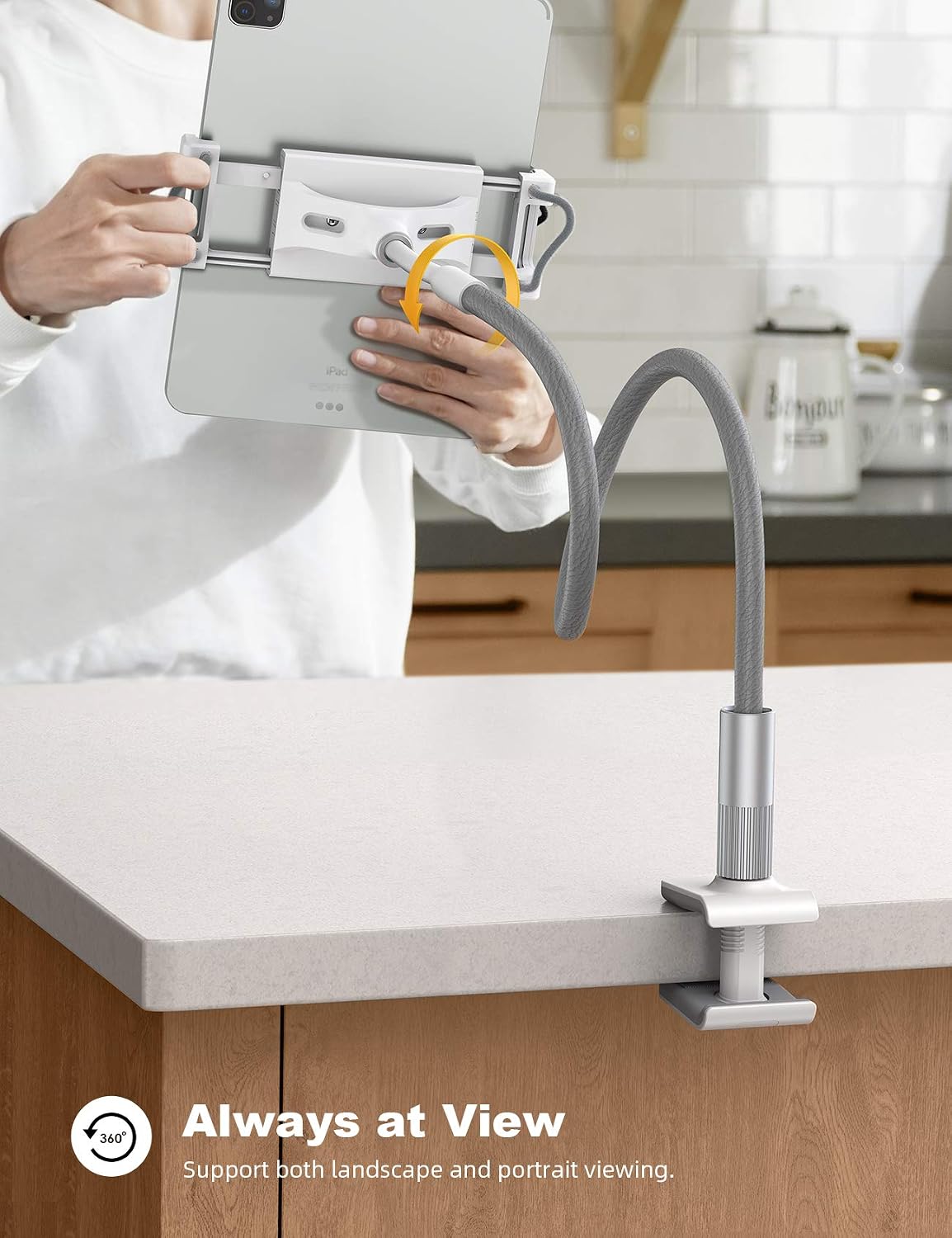 Detalle 2 de Lamicall Gooseneck Tablet Holder 10.5"