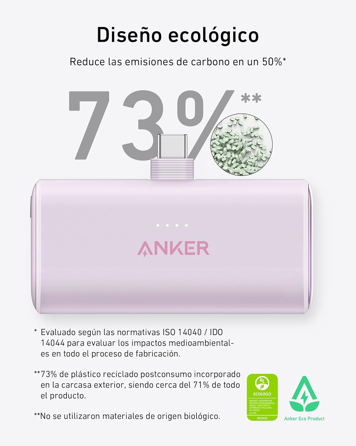 Thumbnail 5 de Anker Nano Powerbank 5000mAh⚡USB-C, Compatible con iPhone, Samsung y más