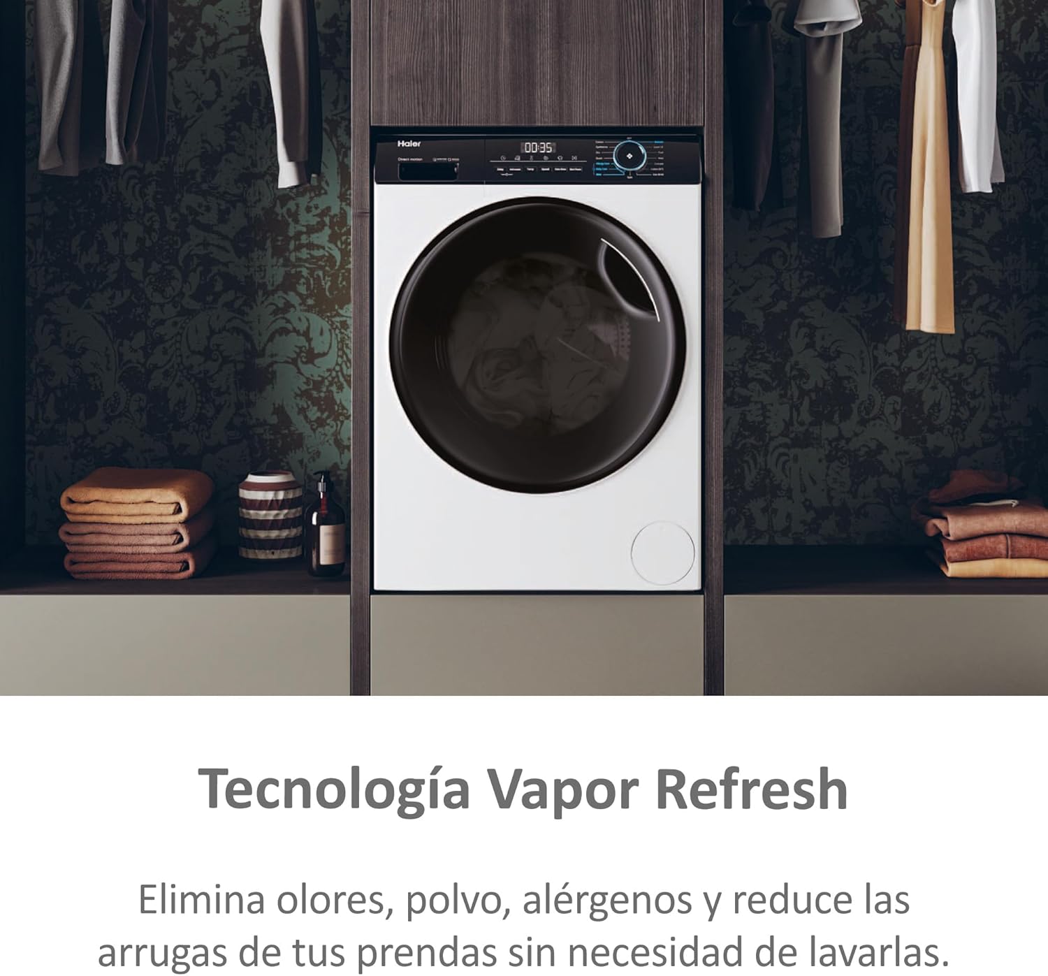 Thumbnail 6 de Haier I-Pro Series 3 HWD90-B14939-IB lavadora secadora 9+6 kg con 1400 rpm y vapor Refresh