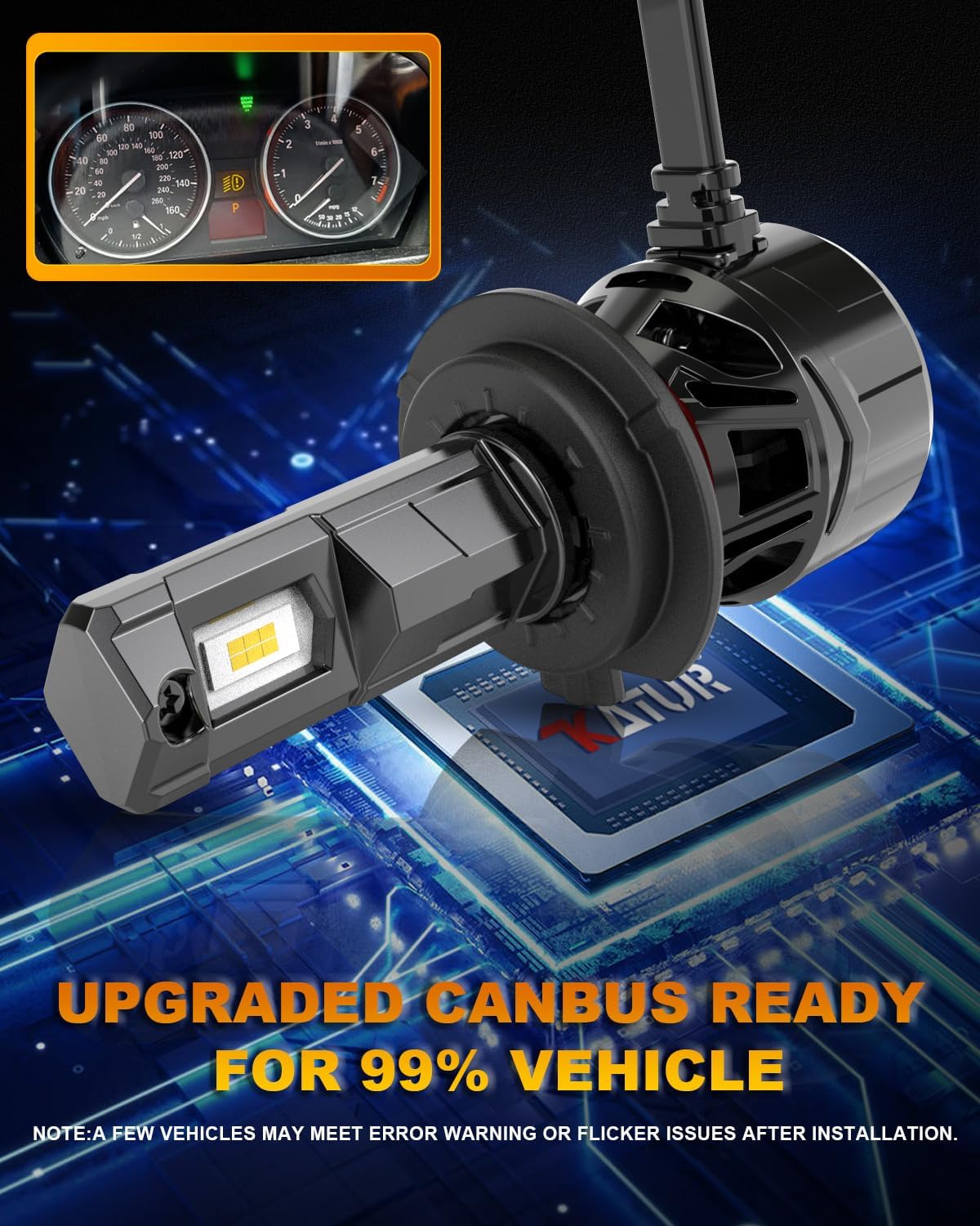 Thumbnail 6 de KATUR H7 LED Headlight Bulb 30000LM