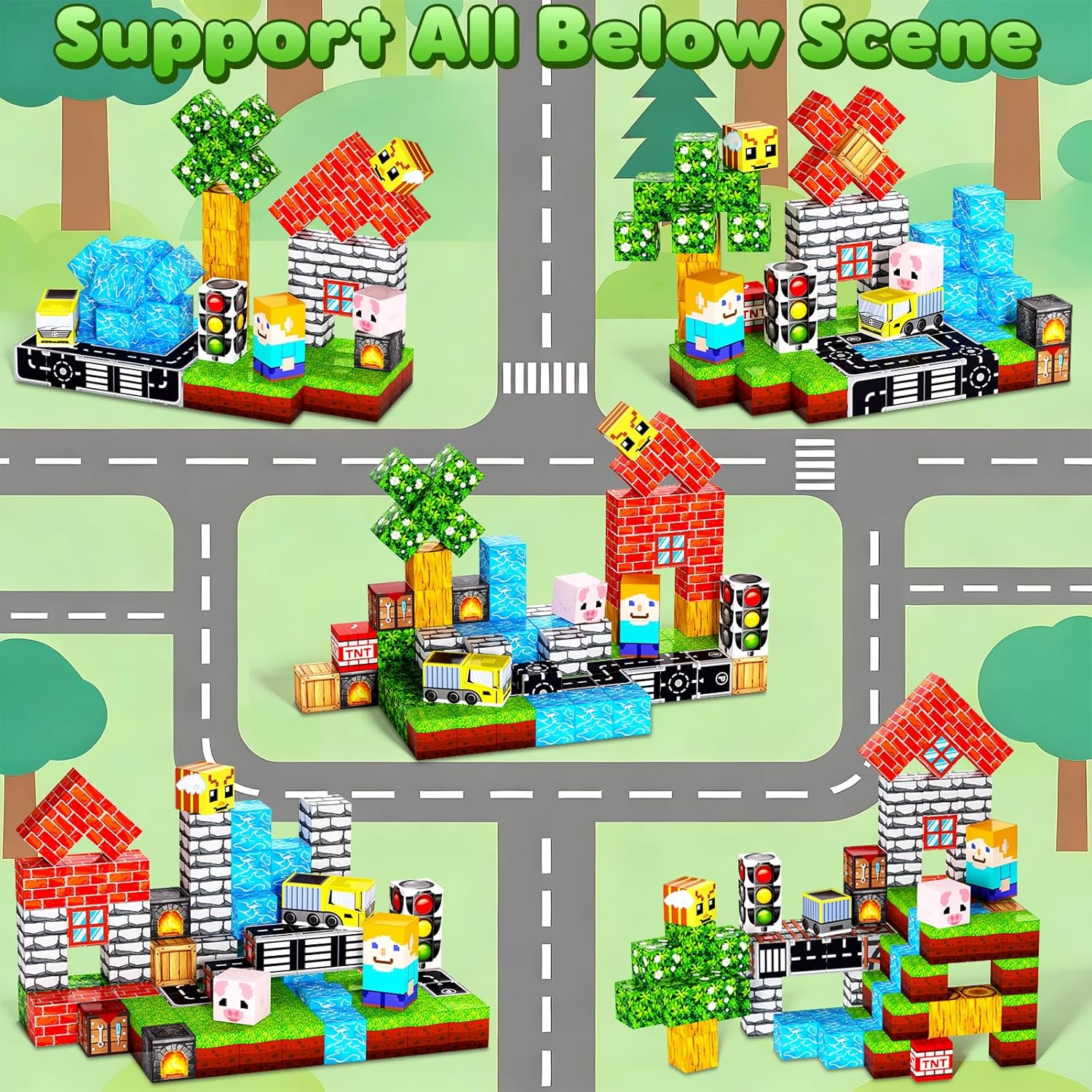 Thumbnail 3 de SSAWER Magnetic Blocks 100pcs