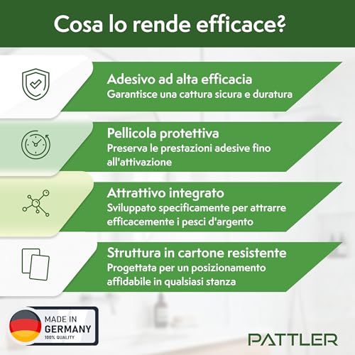 Detalle de Pattler Trappola Pesciolini d'Argento con Finestre di Controllo – 12 Pezzi