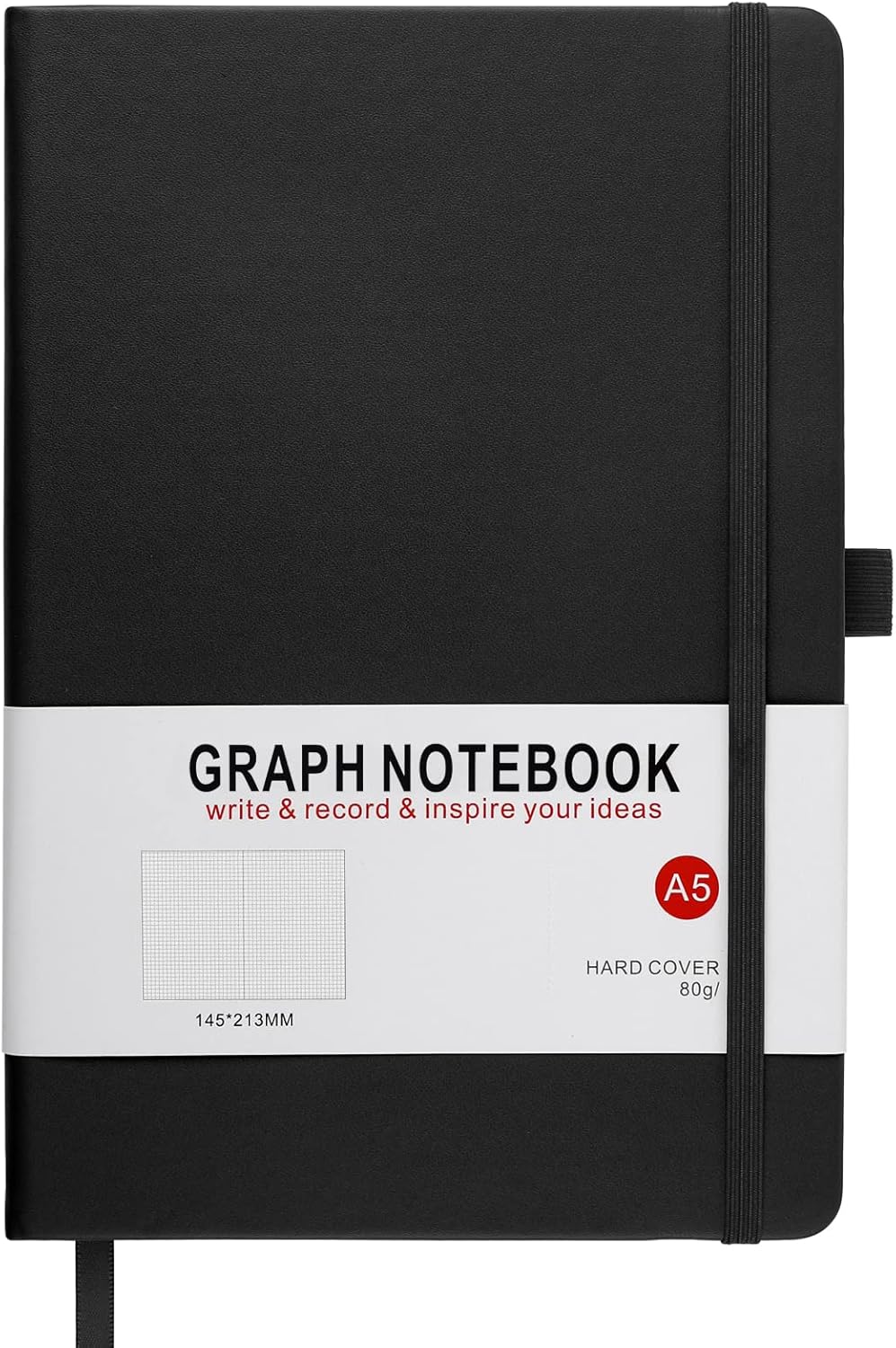 HIJYOO A5 Graph Paper Notebook 200 Pages