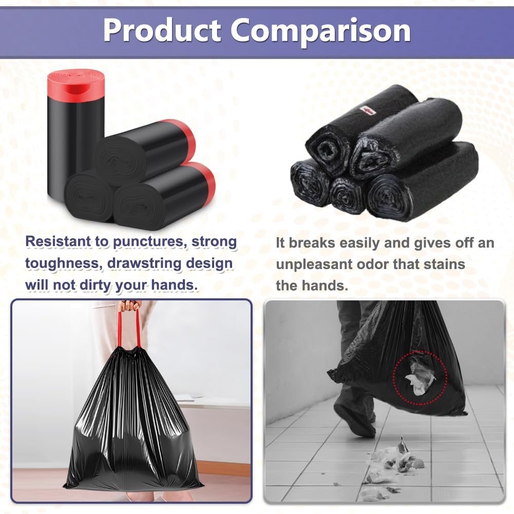 Thumbnail 3 de QILERR 35L Black Bin Bags